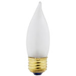 Picture of 60W CA10 Flame Tip Frosted E26 (Medium Base) Chadelier bulb
